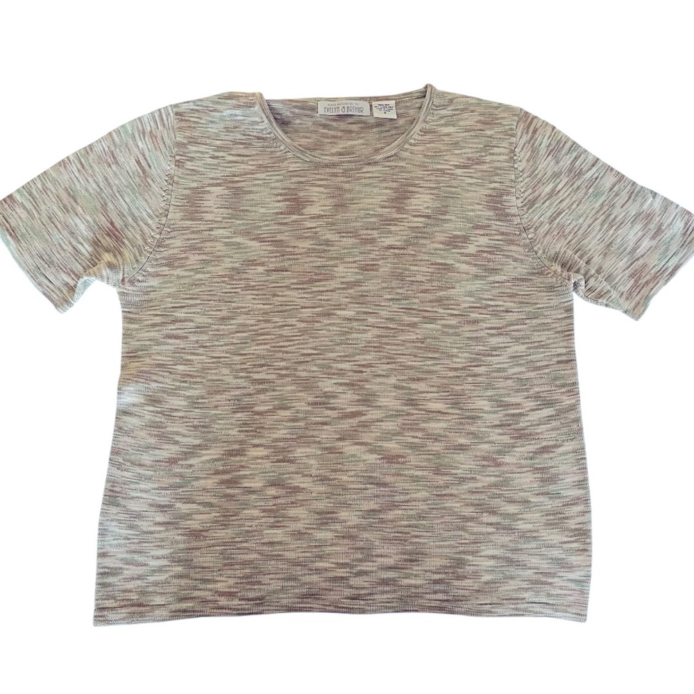 Evelyn & Arthur Short Sleeve Silk Top